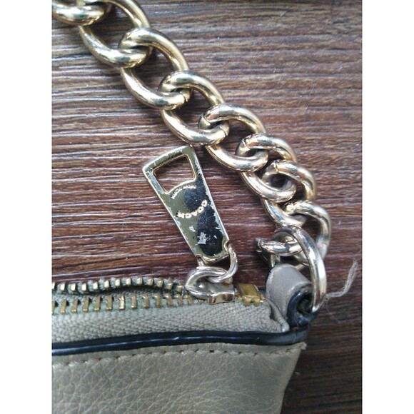 Coach Quinn ChampagneLeather Soho Designer Y2K Chain Convertible Crossbody Trend - Picture 4 of 7
